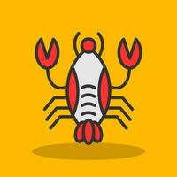 Lobster Vector Icon Design