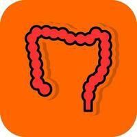 Large intestine Vector Icon Design