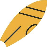 Surfboard Vector Icon Design