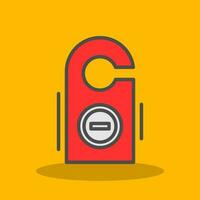 Do not disturb Vector Icon Design