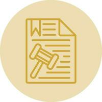 Legal document Vector Icon Design