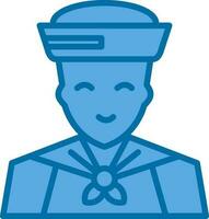 Sailor Vector Icon Design