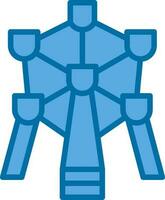 Atomium Vector Icon Design
