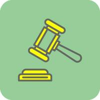 Gavel Vector Icon Design