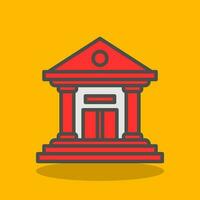 Courthouse Vector Icon Design