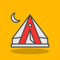 Tent Vector Icon Design