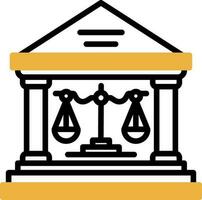 Supreme court Vector Icon Design