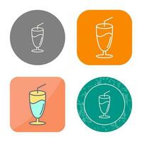 Milkshake Vector Icon