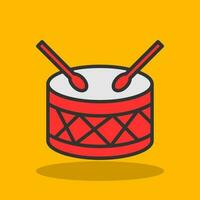 Drum Vector Icon Design