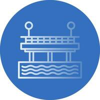 Pier Vector Icon Design