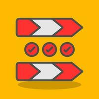 Value chain Vector Icon Design