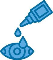 Eye drop Vector Icon Design