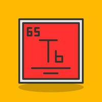 Terbium Vector Icon Design