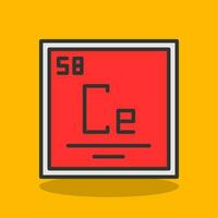 Cerium Vector Icon Design