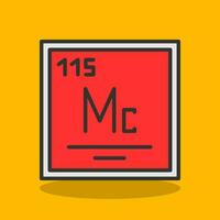 Moscovium Vector Icon Design