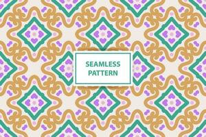 colorful abstract print seamless pattern illustration in retro style vector