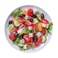 Greek Salad Pizza Greek Cuisine Caprese Salad PNG Generative Ai