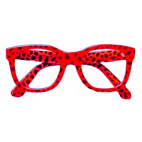 bril partij zonnebril met lieveheersbeestje kostuum zonnebril nieuwigheid eyewear voor gunsten benodigdheden generatief ai png
