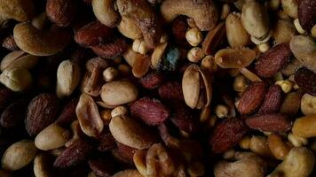 mixed nuts background video