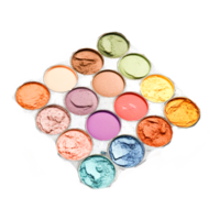 Colored Eye Shadows Generative Ai png