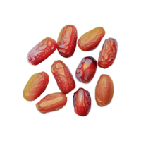 Date palm Dried fruit Dates Jujube, Dates, dried Fruit, sweetness Generative Ai png