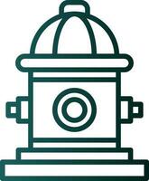 Fire hydrant Vector Icon Design