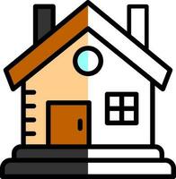 Cabin Vector Icon Design