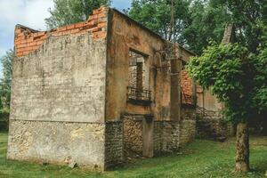 antiguo restos de oradou-sur-glane, Francia foto