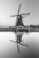 De Helper, Dutch windmill in Haren, Groningen, The Netherlands. photo