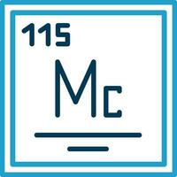 Moscovium Vector Icon Design