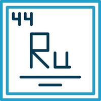 Ruthenium Vector Icon Design