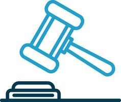 Gavel Vector Icon Design