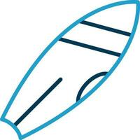 Surfboard Vector Icon Design