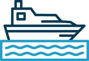 diseño de icono de vector de barco