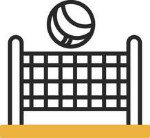 Beach volleyball Vector Icon Design