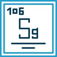 Seaborgium Vector Icon Design