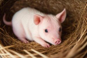 The pig at the pig farm. The Joyful Oinkers. Adventures on the Pig Farm. photo
