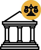 Court Vector Icon Design