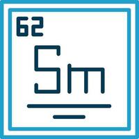 Samarium Vector Icon Design