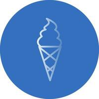 Ice cream cone Vector Icon Design