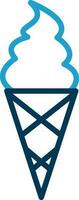 Ice cream cone Vector Icon Design