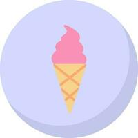 Ice cream cone Vector Icon Design