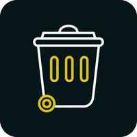 Recycle bin Vector Icon Design