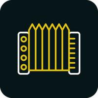 Accordion Vector Icon Design