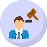 Lawyer Vector Icon Design