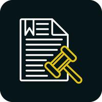 Legal document Vector Icon Design