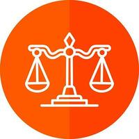 Justice Vector Icon Design