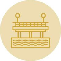 Pier Vector Icon Design