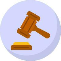 Gavel Vector Icon Design