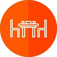 Dining table Vector Icon Design